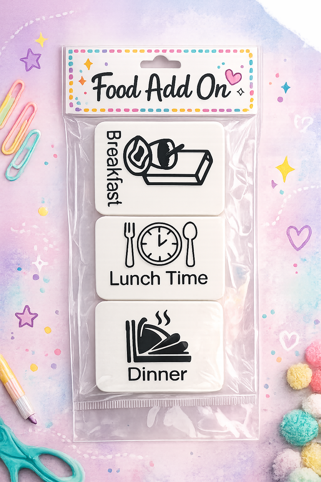 Food Tag Set - Visual Schedule Add On Pack