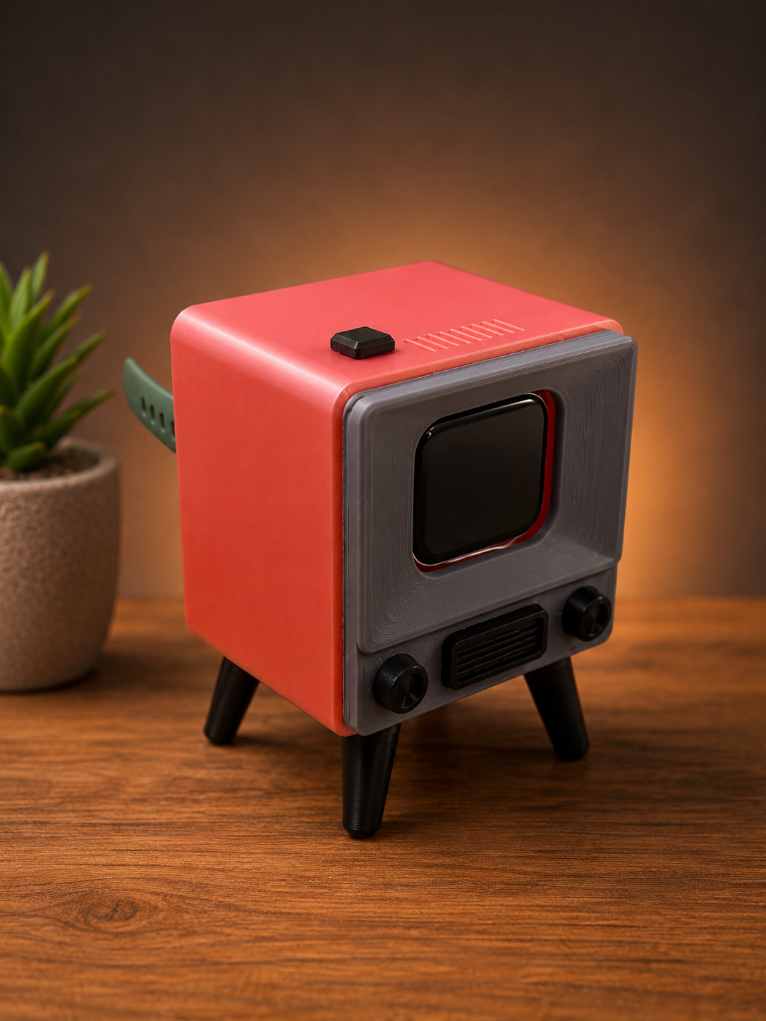 Mini Retro TV – Apple Watch Charging Stand