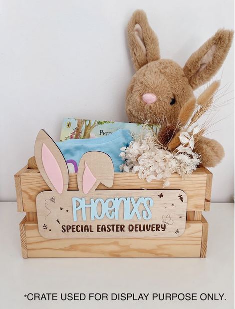 DIY Easter Crate Plaque