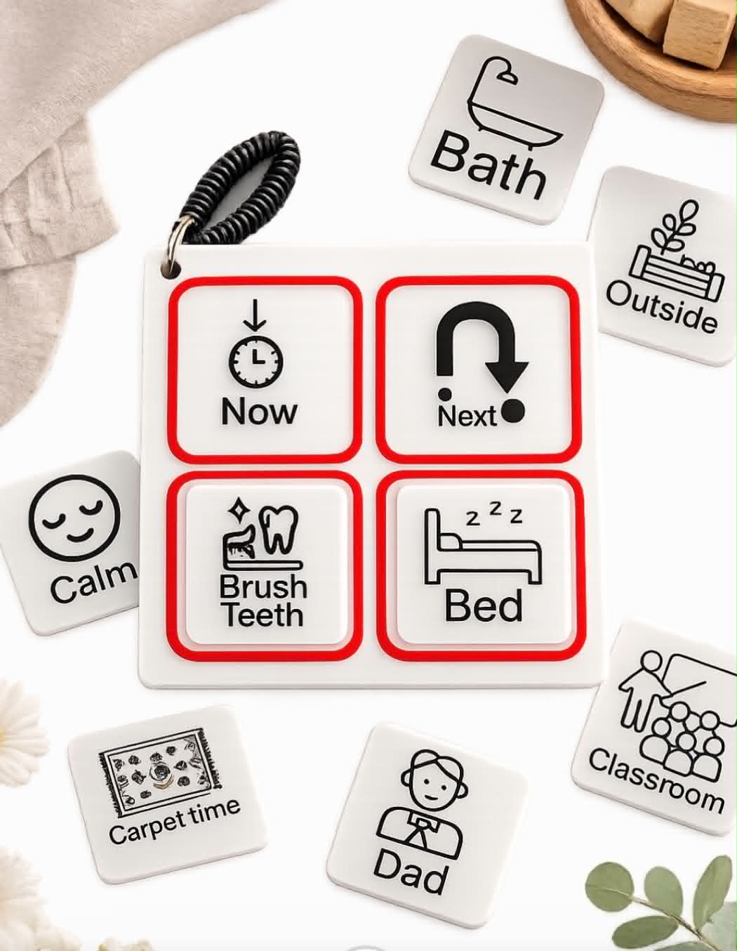 Build Your Own Visual Schedule Talk Tags