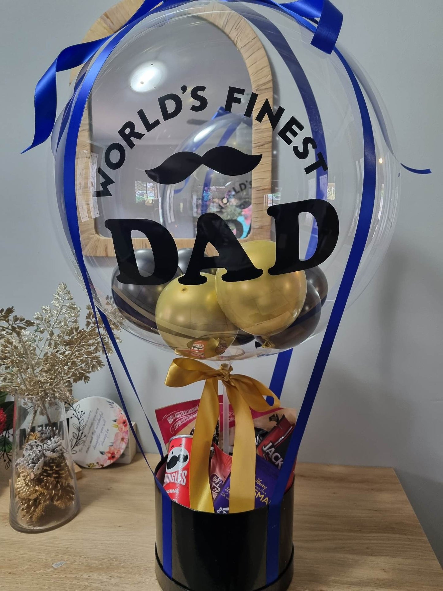 Fathers Day The Essentials Balloon Basket