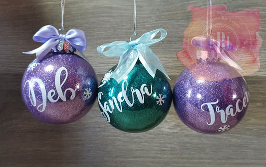 Customised Christmas Baubles