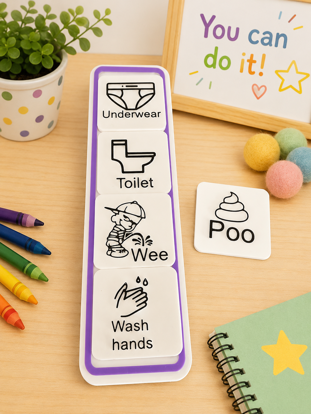 Toilet Training Visual Tags