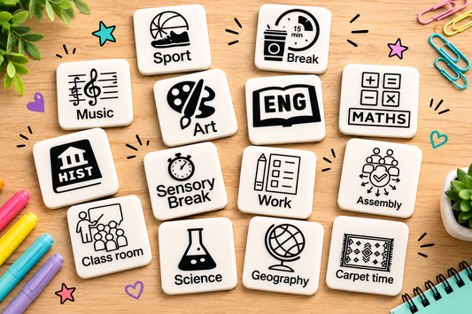 School Timetable Tag Set - Visual Schedule Add-On