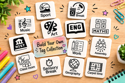 Build Your Own Visual Schedule Talk Tags