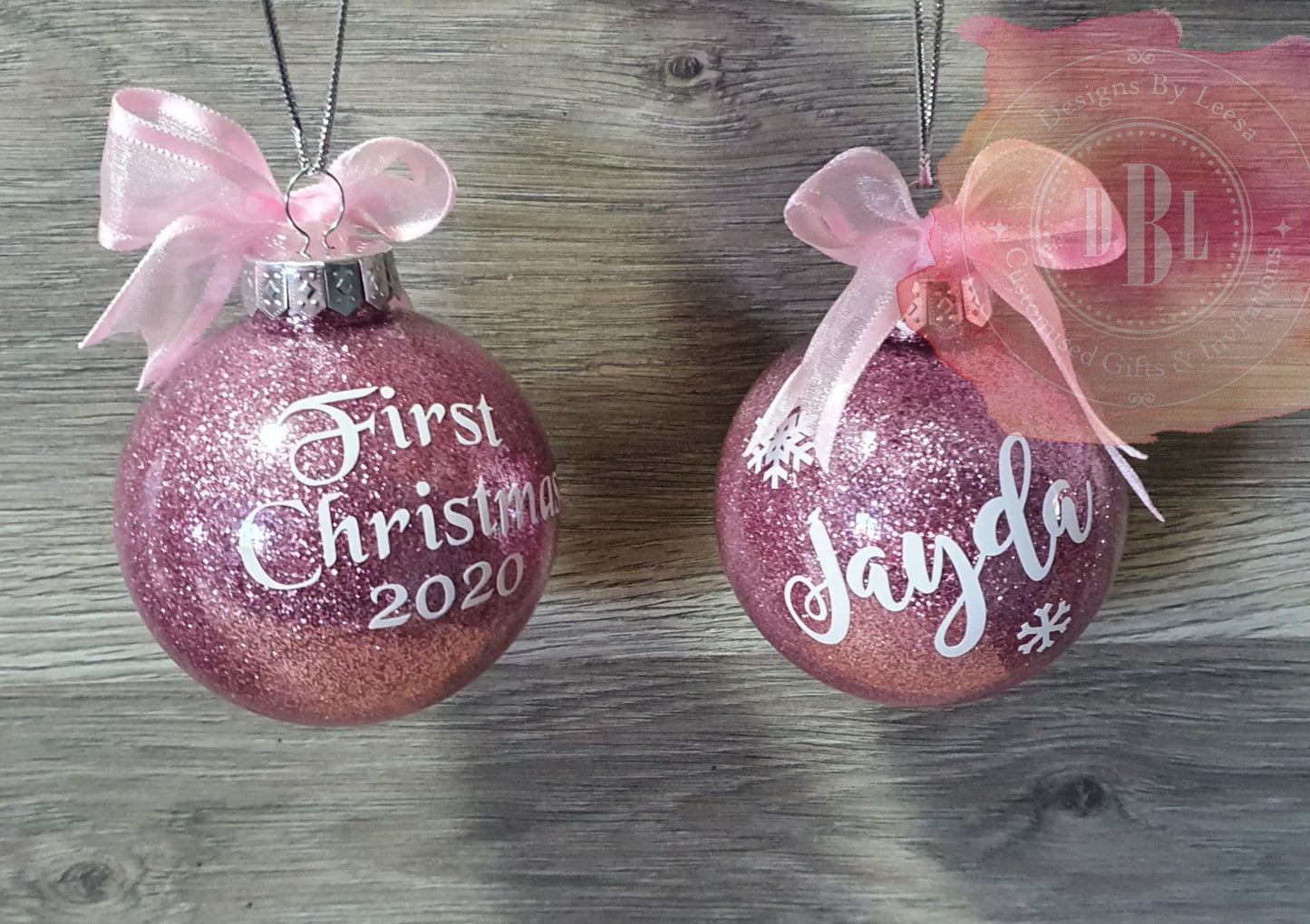 Customised Christmas Baubles