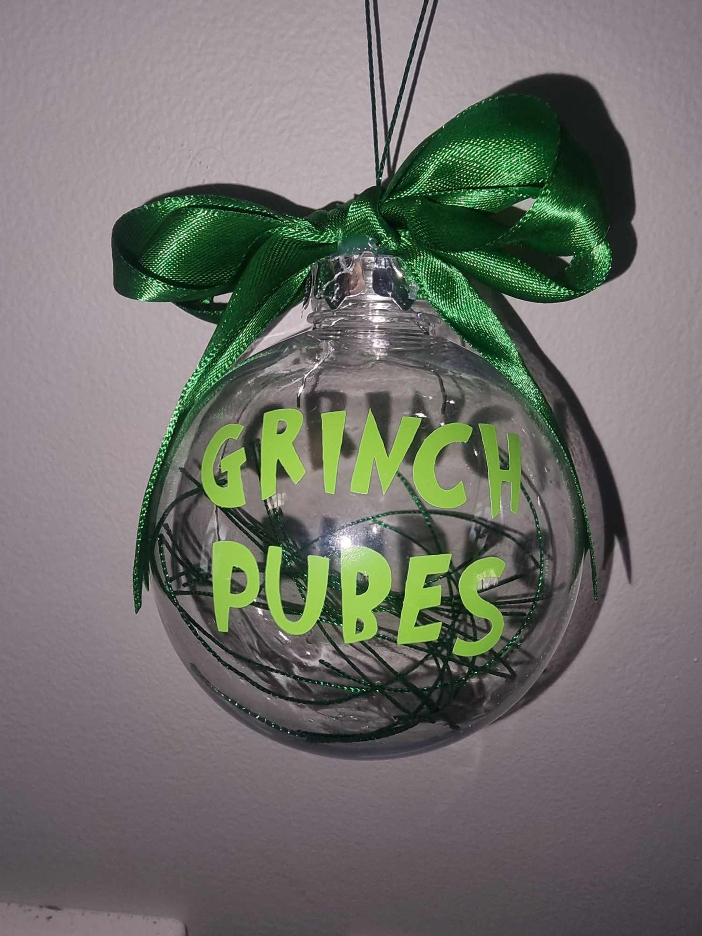 Grinch Pubes - Bauble