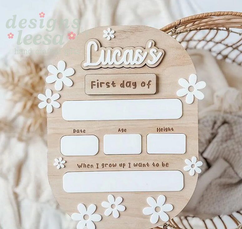 First/Last day of School Boards