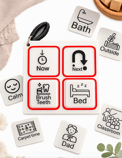 Build Your Own Visual Schedule Talk Tags