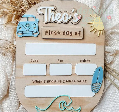 First/Last day of School Boards