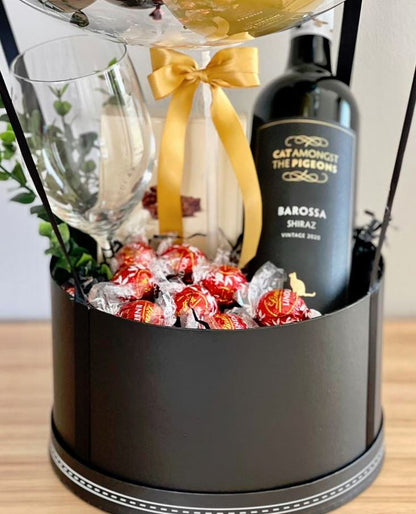 Fathers Day The Wine Lover Balloon Basket